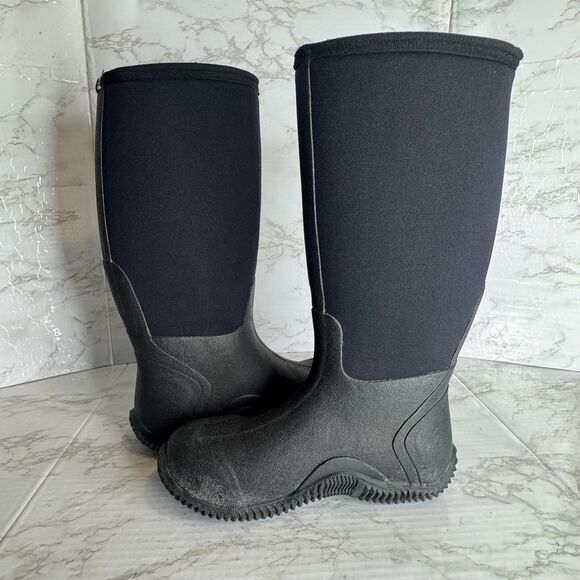 Muck Boot Company Hoser Boots Mens Size 5 Womens 6 Black Waterproof Neoprene - Picture 9 of 10